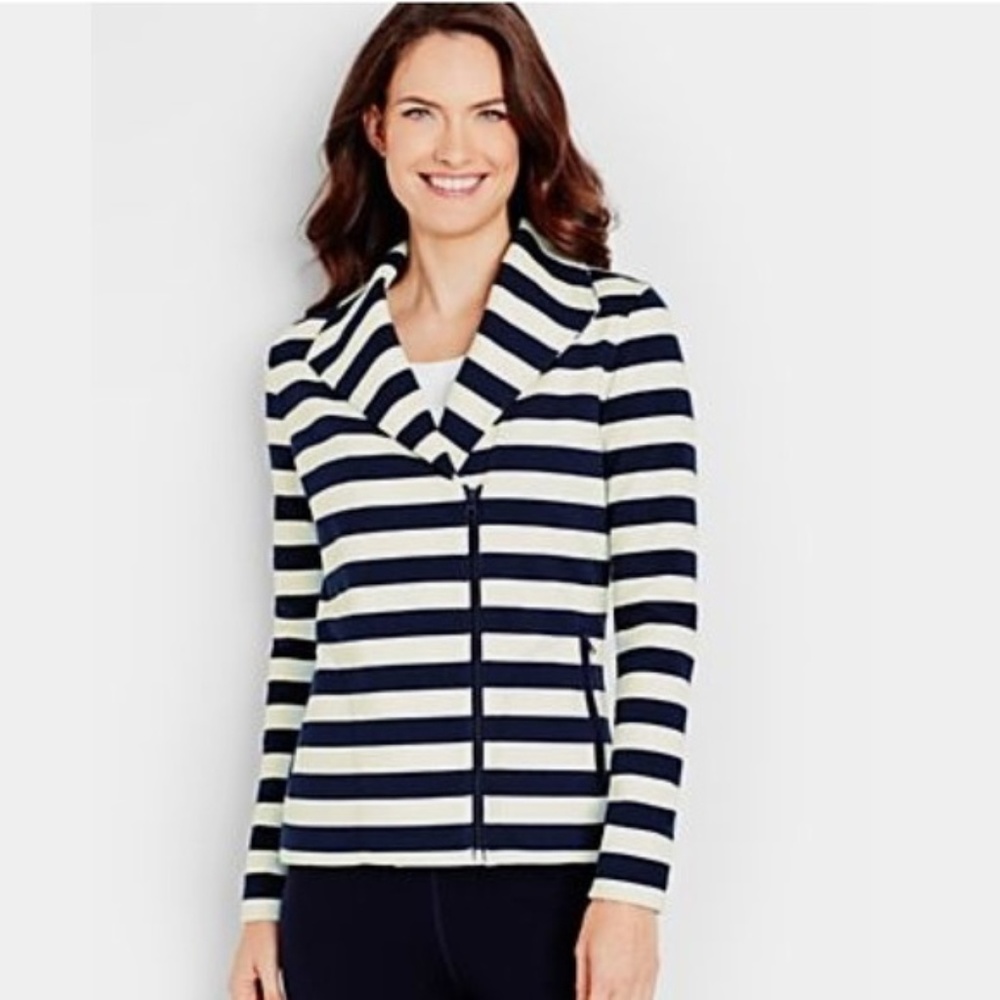 Talbots Preppy Strip Jacket